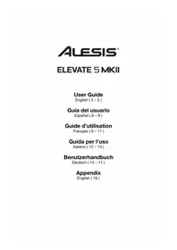 Notice ALESIS ELEVATE 5 MKII Haut-parleur