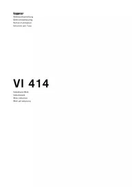 Notice GAGGENAU VI 414 110 Cucina