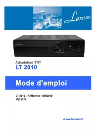 Notice Lenson LT 2010 Recepteur