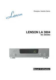 Notice Lenson LA 3004 Recepteur