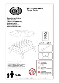 Notice AXI NICK Mobilier de jardin