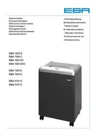 Notice EBA 1324 C Destructeur de document