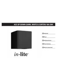 Notice in-lite ACE UPDOWN Éclairage