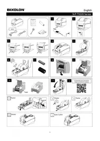 Notice Bixolon SLPTX220 Imprimante d'étiquettes