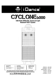 Notice iDance CYCLONE 6000 Système hifi