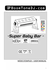 Notice BOOMTONEDJ SUPER BABYBAR Machine à effet