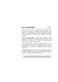 Notice KIA CARENS (2015) Voiture