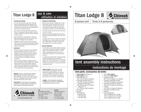 Notice Chinook TITAN LODGE 8 Tente