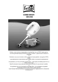 Notice FRITEL CM 2400 Table de mixage