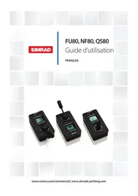 Notice SIMRAD QS80 Télécommande