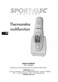 Notice SPORT ELEC DX6635 Thermomètre