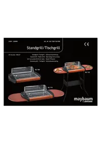 Notice Maybaum STANDGRILL BG 720 Plaque de grill