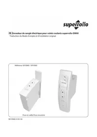 Notice Superrollo GW60 Enrouleur électrique de volet roulant