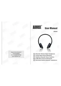 Notice August EP636 Ecouteur