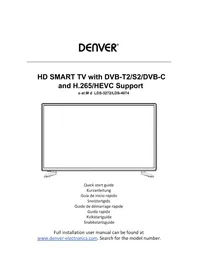 Notice DENVER LDS4074 TV