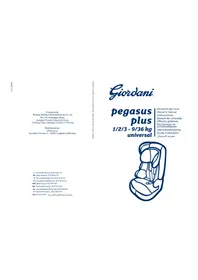 Notice Giordani PEGASUS PLUS κάθισμα αυτοκινήτου