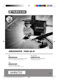 Notice PARKSIDE PABK 60 A1 Pistolet à air comprimé