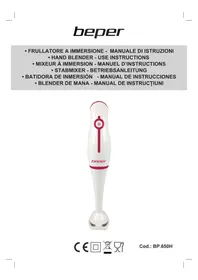 Notice Beper BP.650H Mixeur plongeant