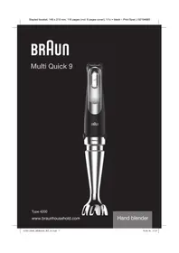 BRAUN Multiquick 9 MQ 9037X - Блендер