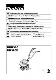 Notice MAKITA BUK360 Motoculteur