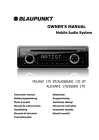 BLAUPUNKT Alicante 170 - Bilradio