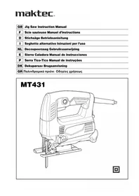 Notice Maktec MT431 Scie