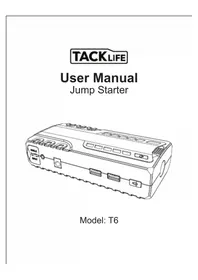 Notice Tacklife T6 Batteriestarter
