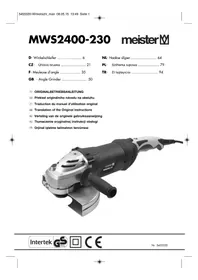 Notice Meister Craft MWS2400230 Drtič