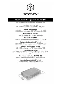 Notice Icy Box IBAC7056G Station d'acceuil
