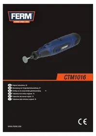 Notice Ferm CTM1016 Perceuse électrique multifonction