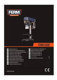 Notice Ferm TDM1026 Perceuse