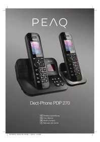Notice PEAQ PDP270 Phone