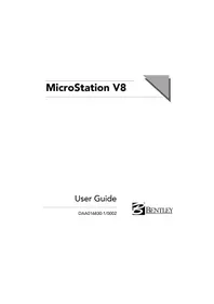 Notice Bentley MICROSTATION V8 Logiciel audio et/ou vidéo