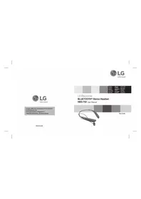 Notice LG TONE PRO HBS750 Auricolari wireless