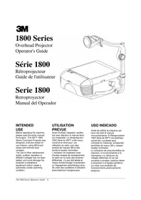 Notice 3M 1800 Projecteur