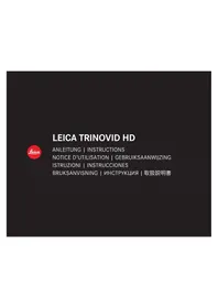 Notice LEICA TRINOVID 8X42 HD Kikkert