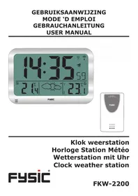Notice Fysic FKW2200 Station Météo