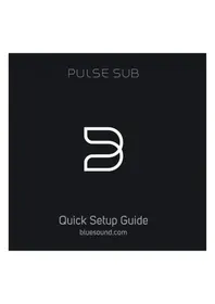 Notice Bluesound PULSE SUB Speaker