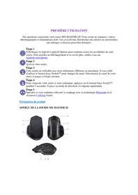 Notice LOGITECH MX MASTER 2S Souris