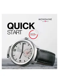 Notice Mondaine HELVETICA NO1 MH1.B2S10.LB Montre