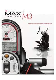 Notice BOWFLEX MAX TRAINER M3 Vélo elliptique