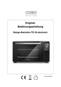 Notice CASO TO26 ELECTRONIC Forno