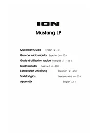 Notice ION MUSTANG LP Platine_disque