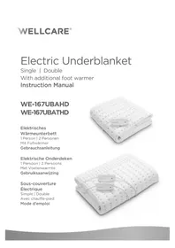 Notice Wellcare WE167UBAHD Couverture/coussin chauffant