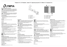 Notice OLYMPIA S 10 Caméra de surveillance