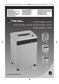 Notice Acco-Rexel P330CD Destructeur de document