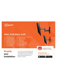 Notice VOGELS WALL 3145 Support écran plat