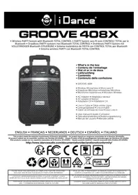 Notice iDance GROOVE 408X Haut-parleur