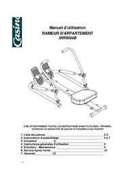 Notice Casino IRRW04B Rameur