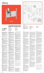 Notice VOGELS VFW 365 Support mural